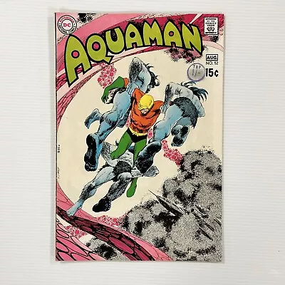 Buy Aquaman #52 1970 FN- Pence Stamp • 24£