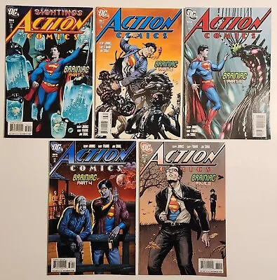 Buy Action Comics #866-870 (2008, DC) FN 867 868 869  Brainiac  Complete Set • 7.22£