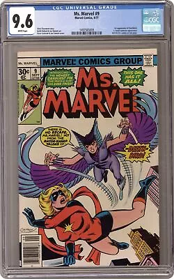 Buy Ms. Marvel #9 CGC 9.6 1977 1497565009 • 164.65£