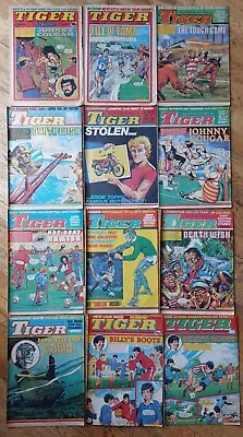Buy Tiger Comic Job Lot (1979 - 1983) 12 Comics • 2.99£