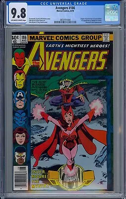 Buy Cgc 9.8 Avengers #186 Newsstand Variant 1st Appear Magda & Chthon Scarlet Witch • 562.44£
