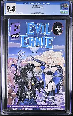 Buy Evil Ernie #2 CGC NM/M 9.8 White Pages 1st Lady Death Cover! Chaos! Comics 1998 • 881.92£