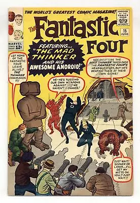 Buy Fantastic Four #15 VG- 3.5 1963 • 336.01£