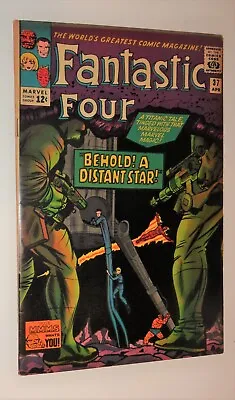 Buy Fantastic Four #37 Kirby Classic Skrulls 1965 Nice Copy • 92.34£