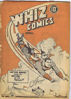 Buy Whiz Comics Vol. 2 #4 Anglo-American Pub 1940's CANADIAN EDITION (NO BACK COVER) • 140.43£