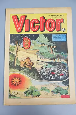 Buy Vintage British Comic: The Victor #772 December 6th 1975 • 4.50£