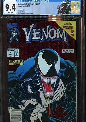 Buy Venom: Lethal Protector #1 CGC 9.4  5/93 Australian Price Variant • 2,000£