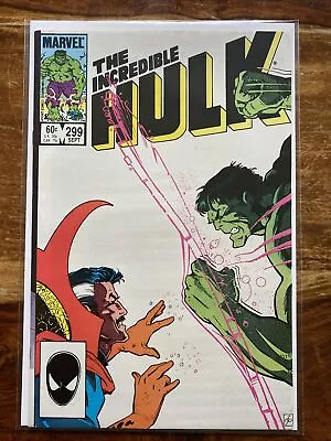 Buy Incredible Hulk 299. 1984. Features Doctor Strange. Key Copper Age Issue. VFN- • 1.99£