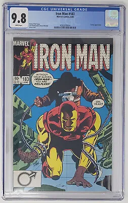 Buy Iron Man #183 CGC 9.8 NM/M, 1984 Marvel Comics, Taurus Appearance • 67.02£