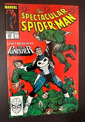 Buy SPECTACULAR SPIDER-MAN #141 (Marvel Comics 1988) -- Punisher Cover -- NM- • 6.74£