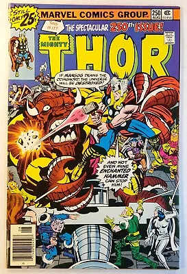 Buy Thor #250 Marvel Comics 1976 Combined Shipping Vf/vf+ John Buscema-a, Kirby-c • 7.94£
