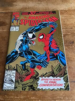Buy Amazing Spider-Man #375 1st App She-Venom Ann Weying 1993 Gold Cover Marvel E • 27.64£