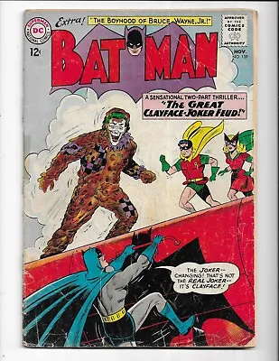 Buy Batman 159 - G+ 2.5 - Joker - Bat-girl - Batwoman - Clayface - Robin (1963) • 39.51£