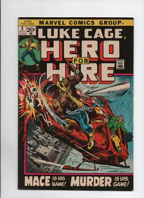Buy Luke Cage Hero For Hire #3 - MARVEL COMICS B12 • 20.68£