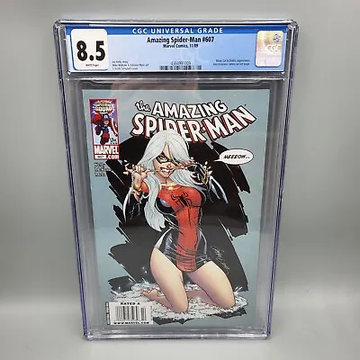 Buy Amazing Spider-Man #607 $3.99 Newsstand Edition CGC 8.5 J. Scott Campbell • 197.64£