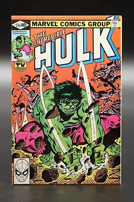 Buy Incredible Hulk (1962) #245 Al Milgrom Captain Mar-Vell Cameo Super-Mandroid VF+ • 4£