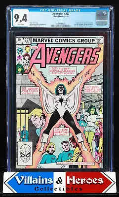 Buy Avengers #227 ~ CGC 9.4 ~ Captain Marvel, Monica Rambeau Joins Avengers ~ (1983) • 39.52£