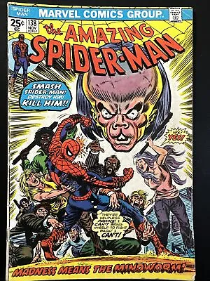 Buy The Amazing Spider-Man #138 Marvel Comics 1st Print Bronze Age 1975 Fair No MVS • 5.52£