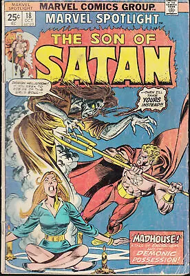 Buy Marvel Spotlight #18 1974 Gd+ ''son Of Satan'' Exorcism/ Demonic Possession • 5.53£