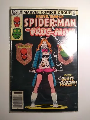 Buy Marvel Team-Up #131, 1st Appearance Of White Rabbit NEWSSTAND Frog Man SpiderMan • 31.54£