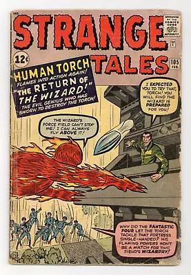 Buy Strange Tales #105 GD- 1.8 1963 • 66.36£