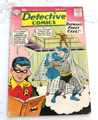 Buy 1959 DETECTIVE COMICS #265 Vintage DC Comics Origin Of BATMAN Retold Silver Age • 79.94£