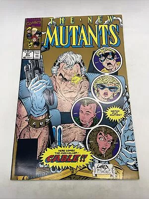 Buy Marvel Comics The New Mutants Her Comes Cable #87 1990 March • 15.05£