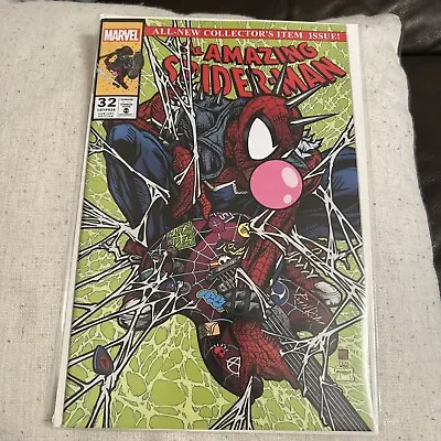 Buy Marvel Comics Amazing Spiderman #32 Takashi Okazaki Mcfarlane Variant Spiderpunk • 8£