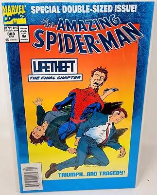 Buy Amazing Spider-man #388 Vulture App Double Size Blue Foil *1994* Newsstand 9.4 • 12.64£
