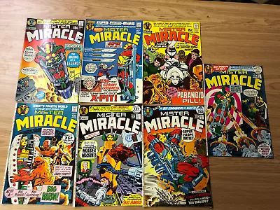 Buy Mister Miracle DC Comics First Series 1971 - 1972 Nos. 1 - 7 • 550£