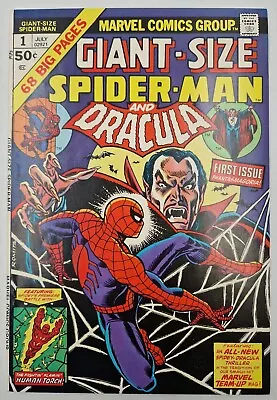 Buy GIANT-SIZE SPIDER-MAN AND DRACULA #1 - Marvel Comics 1974 • 23£