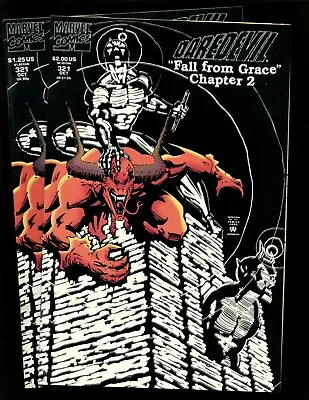 Buy Daredevil #321 Set Of 2 (Glow & Regular) NM Venom Elektra Fall From Grace Part 2 • 7.24£