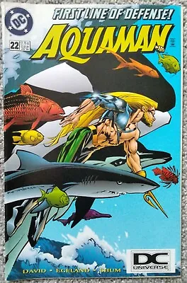 Buy DC COMICS Aquaman #22 FIRST LINE OF DEFENSE! 1996 • 3.80£