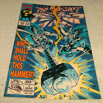 Buy Marvel Comics The Mighty Thor Vol 1 # 459 Vf • 19.95£