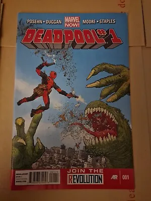 Buy Marvel Now! Comic Book. Deadpool #1 Join The Revolution 001 (Jan 2012) • 4.25£