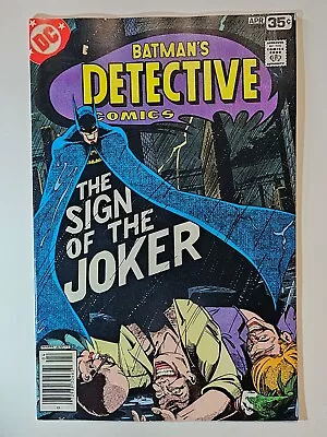 Buy Detective Comics #476 (1978) DC Comics Batman The Sign Of The Joker VF 8.0 • 24.09£