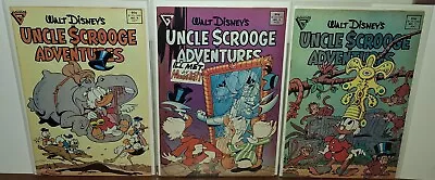 Buy Walt Disney’s Uncle Scrooge Adventures #8-9 #11 #13-14 #19 Gladstone Comics 1988 • 12.99£