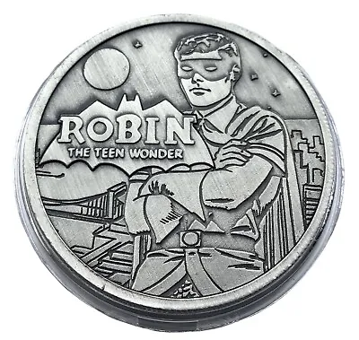 Buy Robin Justice League Batman 38mm Collectors Coin In Protective Capsule • 5.95£