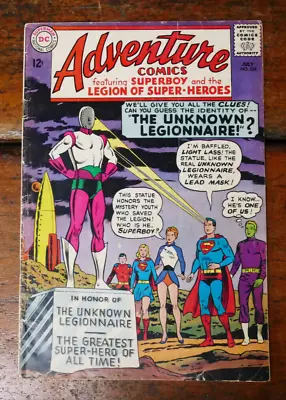 Buy Adventure Comics #334 - 1965 DC Comics Silver Age Legion Of Superheroes - VG • 7.96£