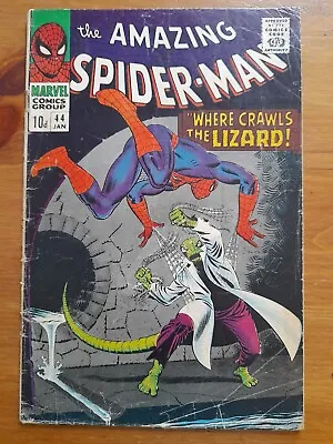 Buy Amazing Spider-Man #44 Jan 1967 Good 2.0 2nd App Of Curt Connors As The Lizard • 69.99£