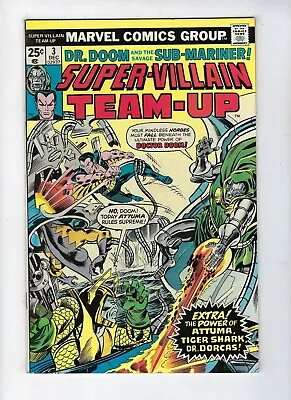 Buy SUPER-VILLAIN TEAM-UP # 3 (DR DOOM & SUB-MARINER, Cents Issue, DEC 1975) FN/VF • 6.95£