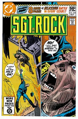 Buy SGT. ROCK #345 In NM-  Condition A 1980 DC Bronze Age WAR Comic • 9.61£