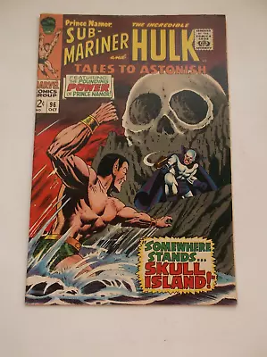 Buy Marvel: Tales To Astonish #96, High Evolutionary, Hulk/subby, 1967, Vf+ (8.5)!!! • 68.36£