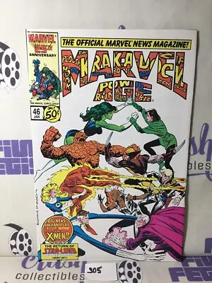 Buy Marvel Age The Official Marvel News Magazine Comic Book Issue No.46 Jan 1987 S05 • 6.39£