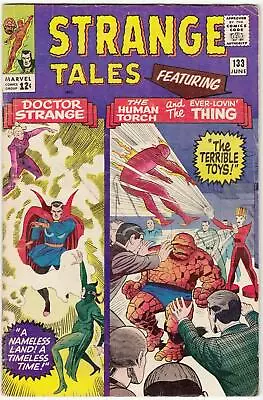 Buy STRANGE TALES #133 Human Torch DITKO Doctor Strange CLEA Marvel • 45.91£