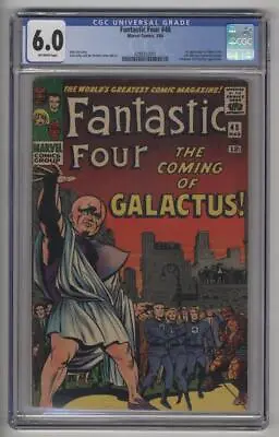 Buy Fantastic Four #48 CGC 6.0 Off-White Pages 1st Silver Surfer & Galactus Marvel 1 • 1,739.34£