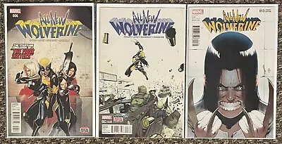Buy All New Wolverine #’s 3 6 & 13. NM 2nd Gabby Marvel Comic 2016 3-book Lot • 15.80£