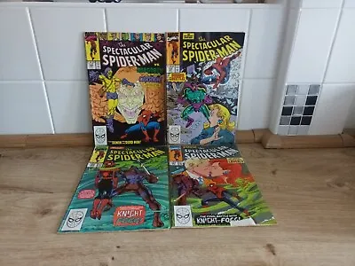 Buy Vintage The Spectacular Spider-Man Marvel Comics X 4 Issues 162,164,166,167-1990 • 5.50£