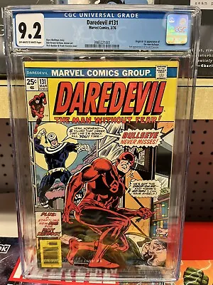 Buy Daredevil #131 (1964) CGC 9.2 OW/WH 1st Appearance Of Bullseye! • 474.95£