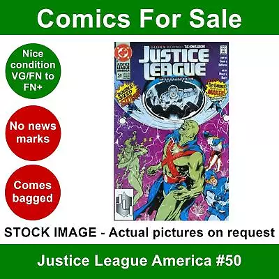 Buy DC Justice League America #50 Comic - VG/FN+ 01 May 1991 - Double Sized • 3.99£